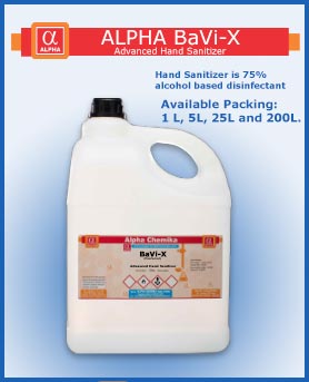 Alpha Chemika BaVi-X Advanced Hand Sanitizer